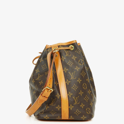 Louis Vuitton Petit Noe Schultertasche aus Monogram Canvas