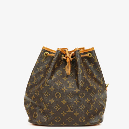 Louis Vuitton Petit Noe Schultertasche aus Monogram Canvas