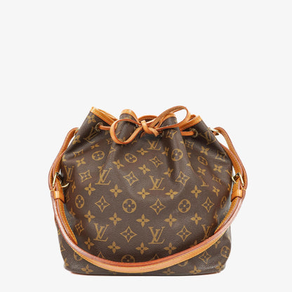 Louis Vuitton Petit Noe Schultertasche aus Monogram Canvas