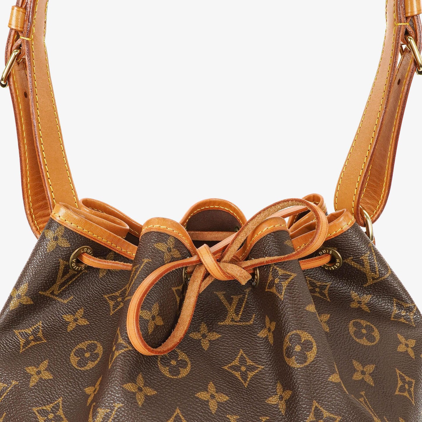 Louis Vuitton Petit Noe Schultertasche aus Monogram Canvas