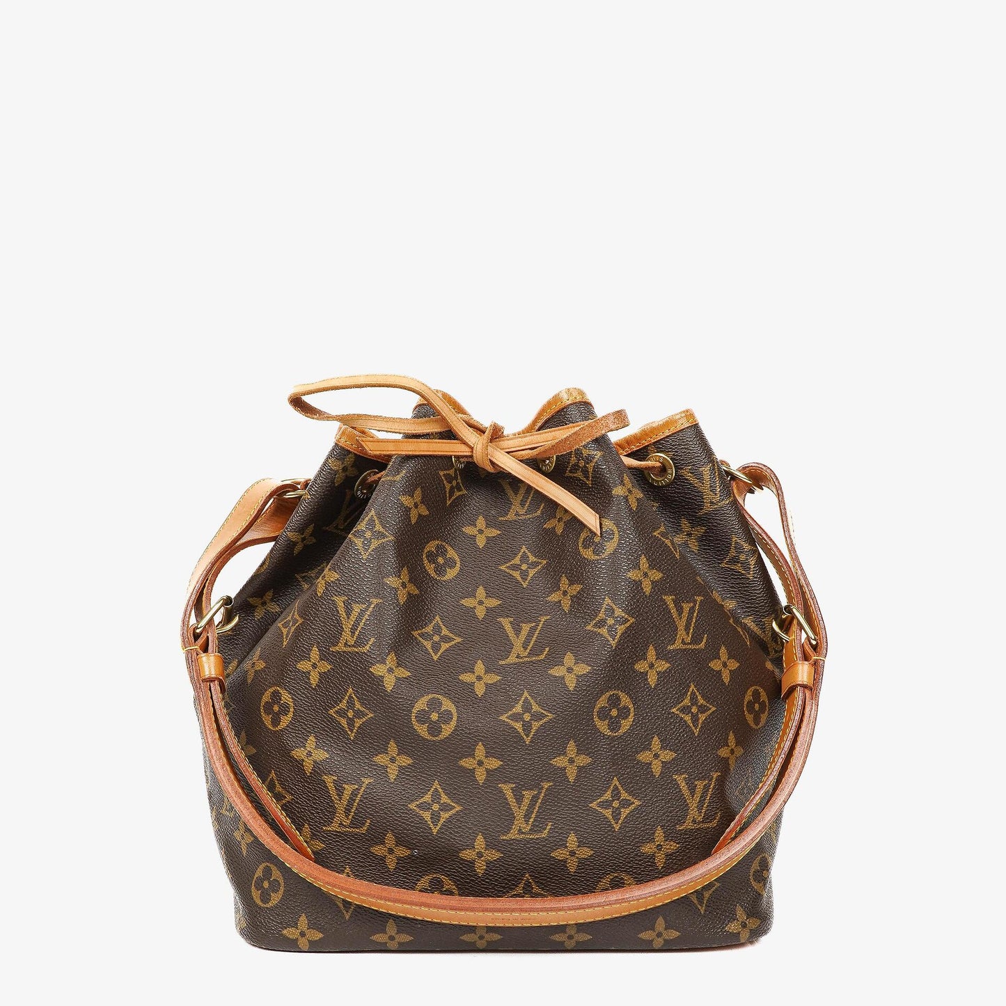 Louis Vuitton Petit Noe Schultertasche aus Monogramm Canvas