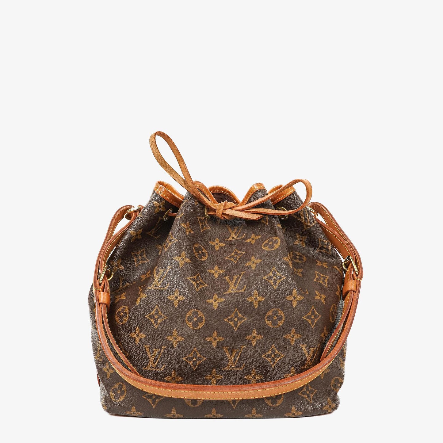 Louis Vuitton Petit Noé Schultertasche aus Monogramm Canvas