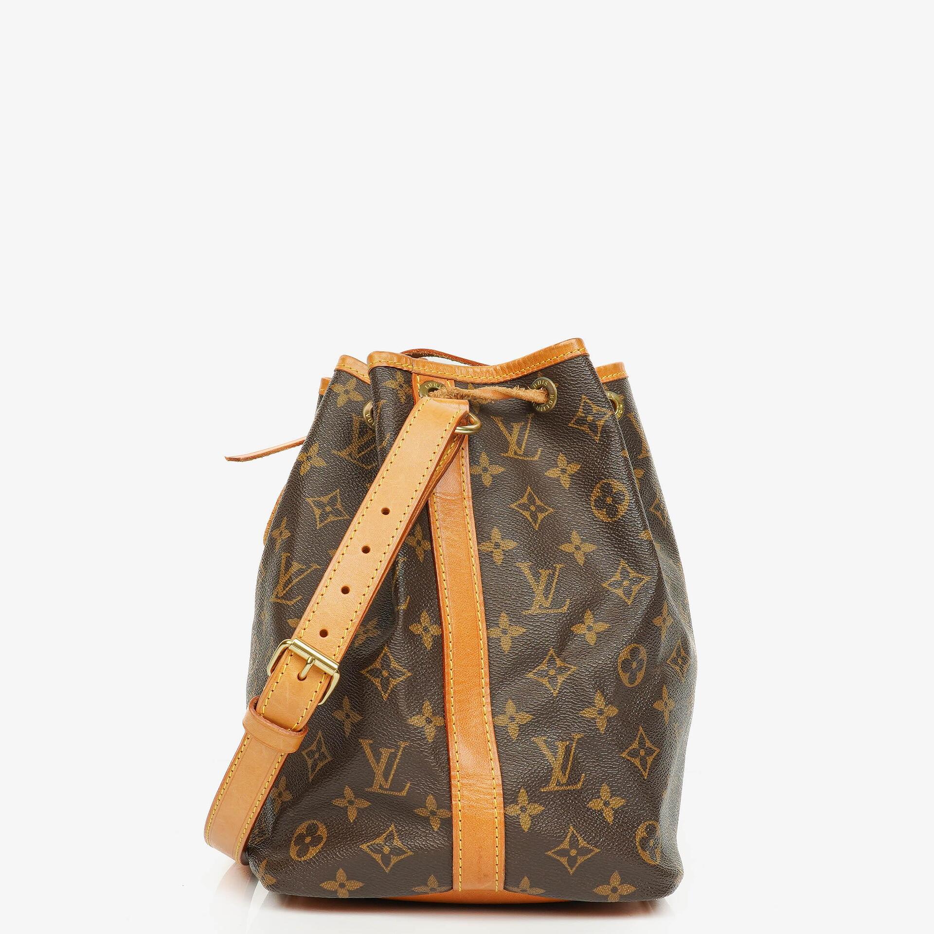 Louis Vuitton Petit Noé Schultertasche aus Monogramm Canvas