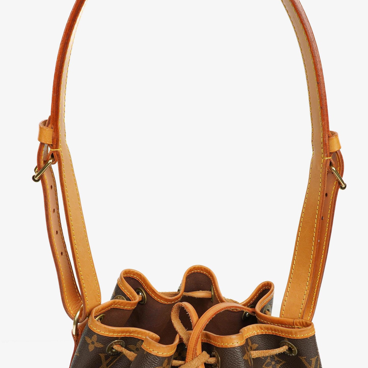 Louis Vuitton Petit Noé Schultertasche aus Monogramm Canvas