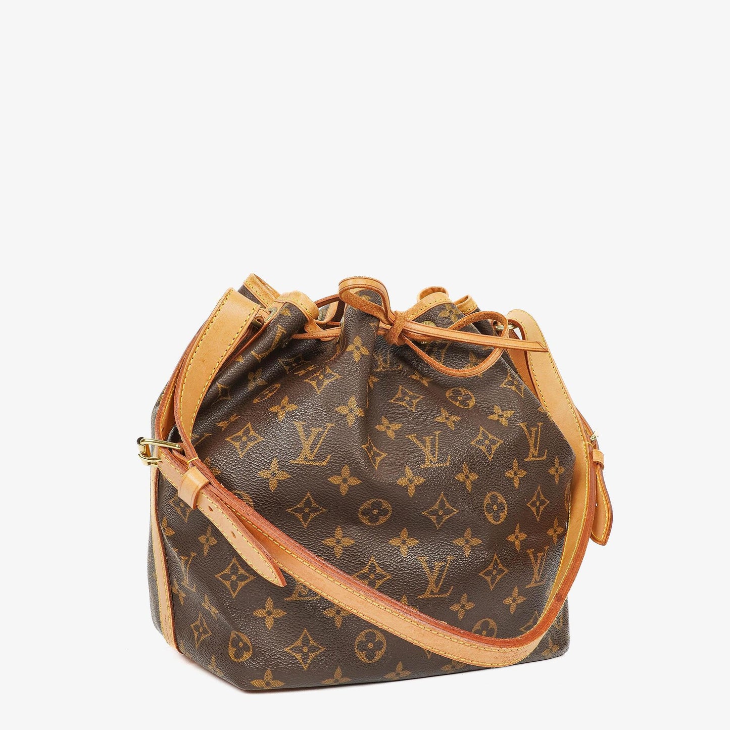 Louis Vuitton Petit Noé Schultertasche aus Monogram Canvas