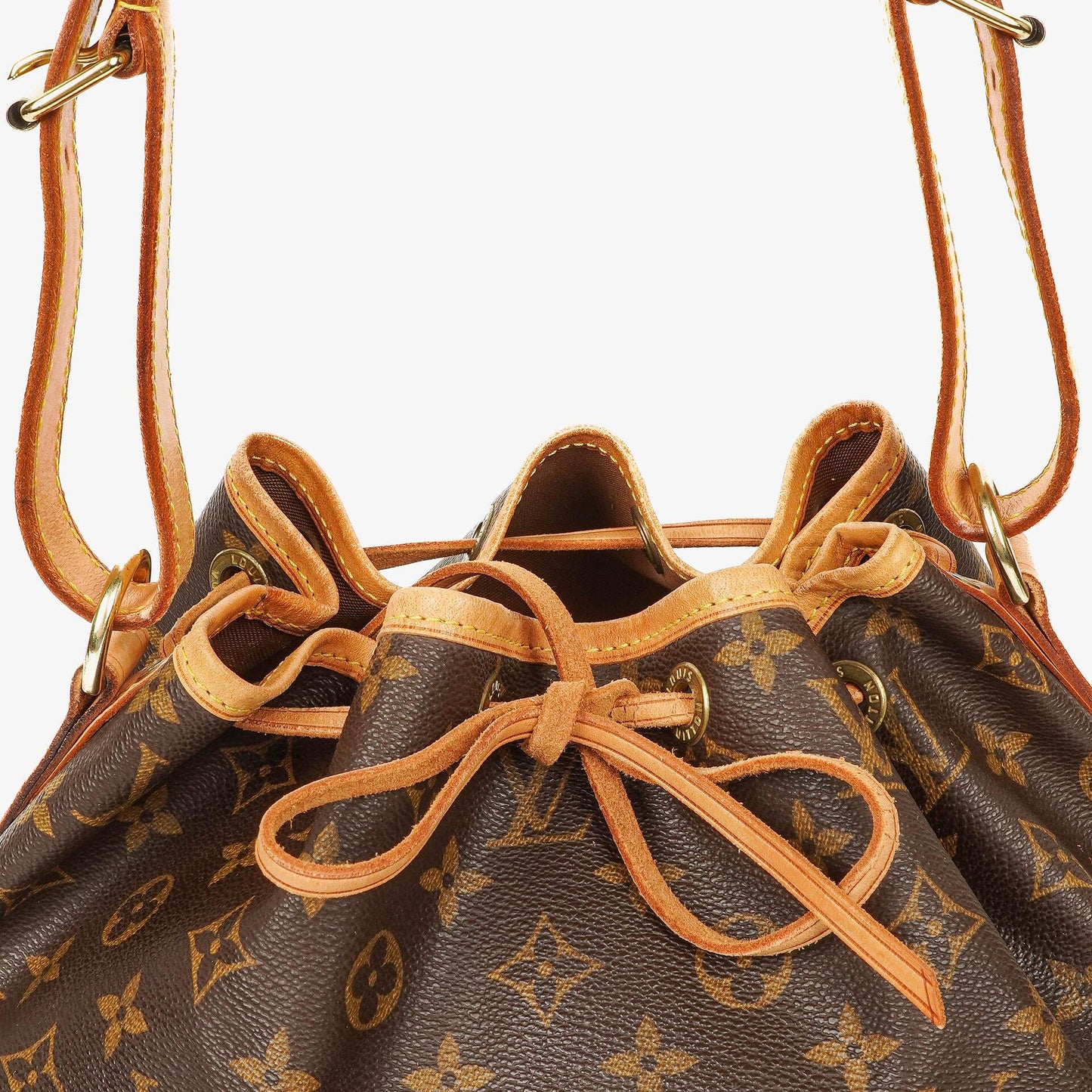 Louis Vuitton Petit Noé Schultertasche aus Monogram Canvas