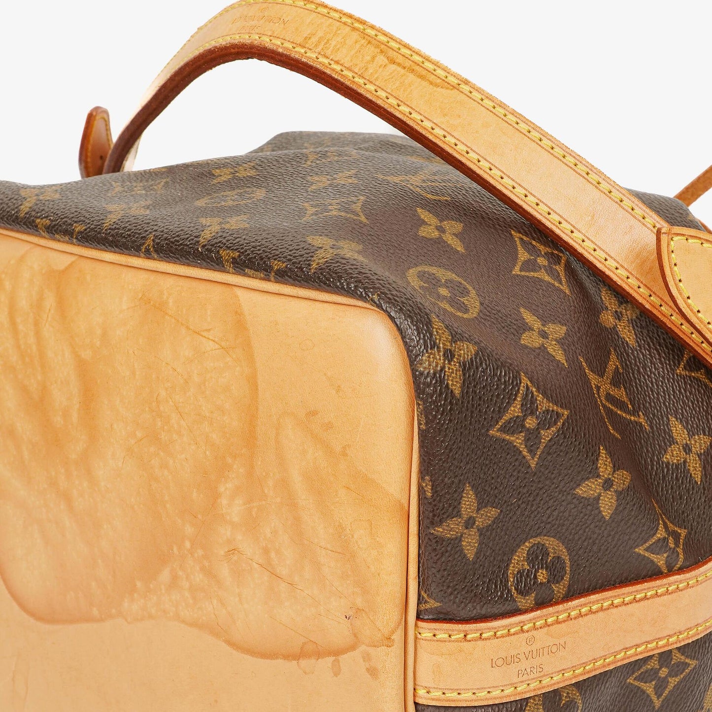 Louis Vuitton Petit Noé Schultertasche aus Monogram Canvas