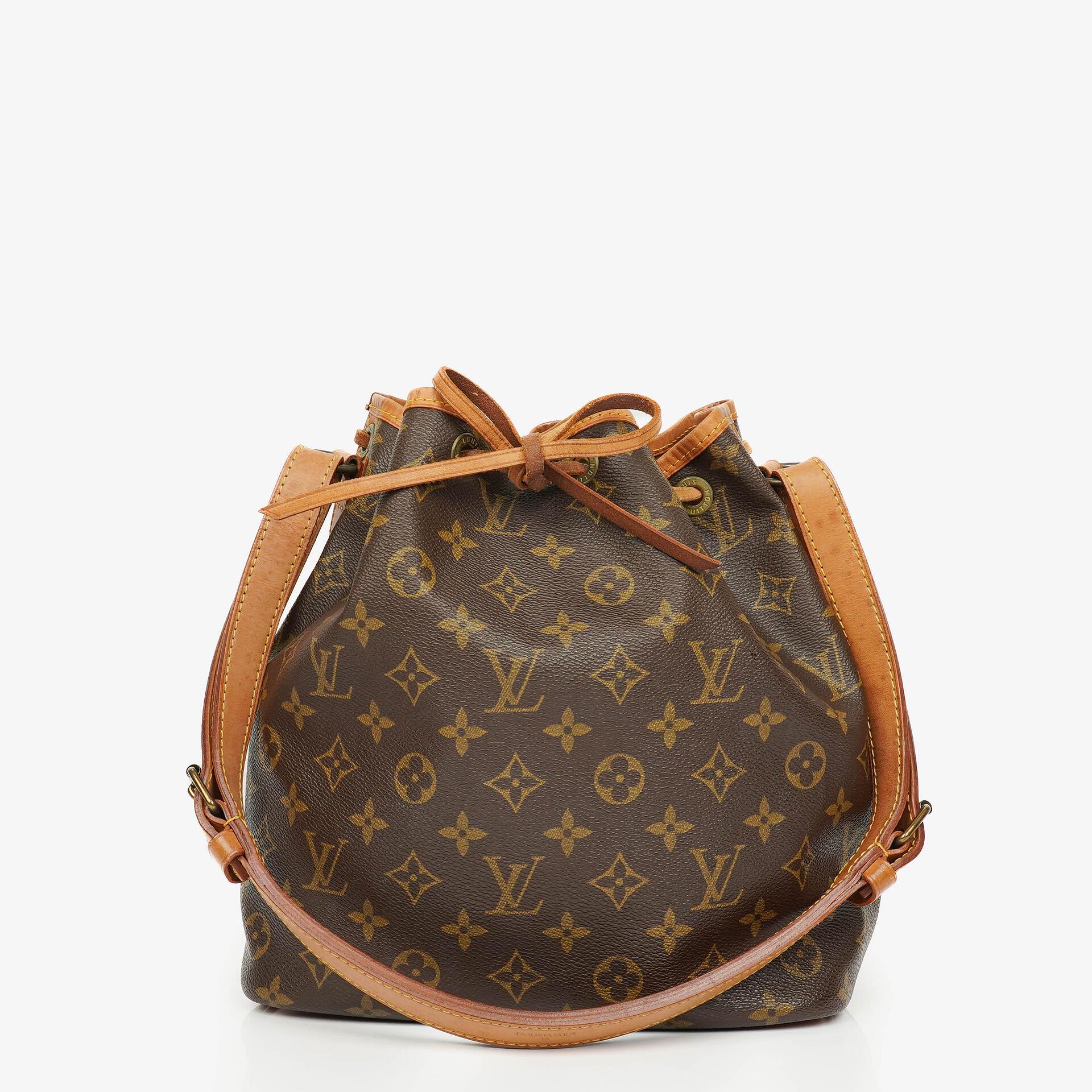 Louis Vuitton Petit Noé Schultertasche aus Monogram Canvas