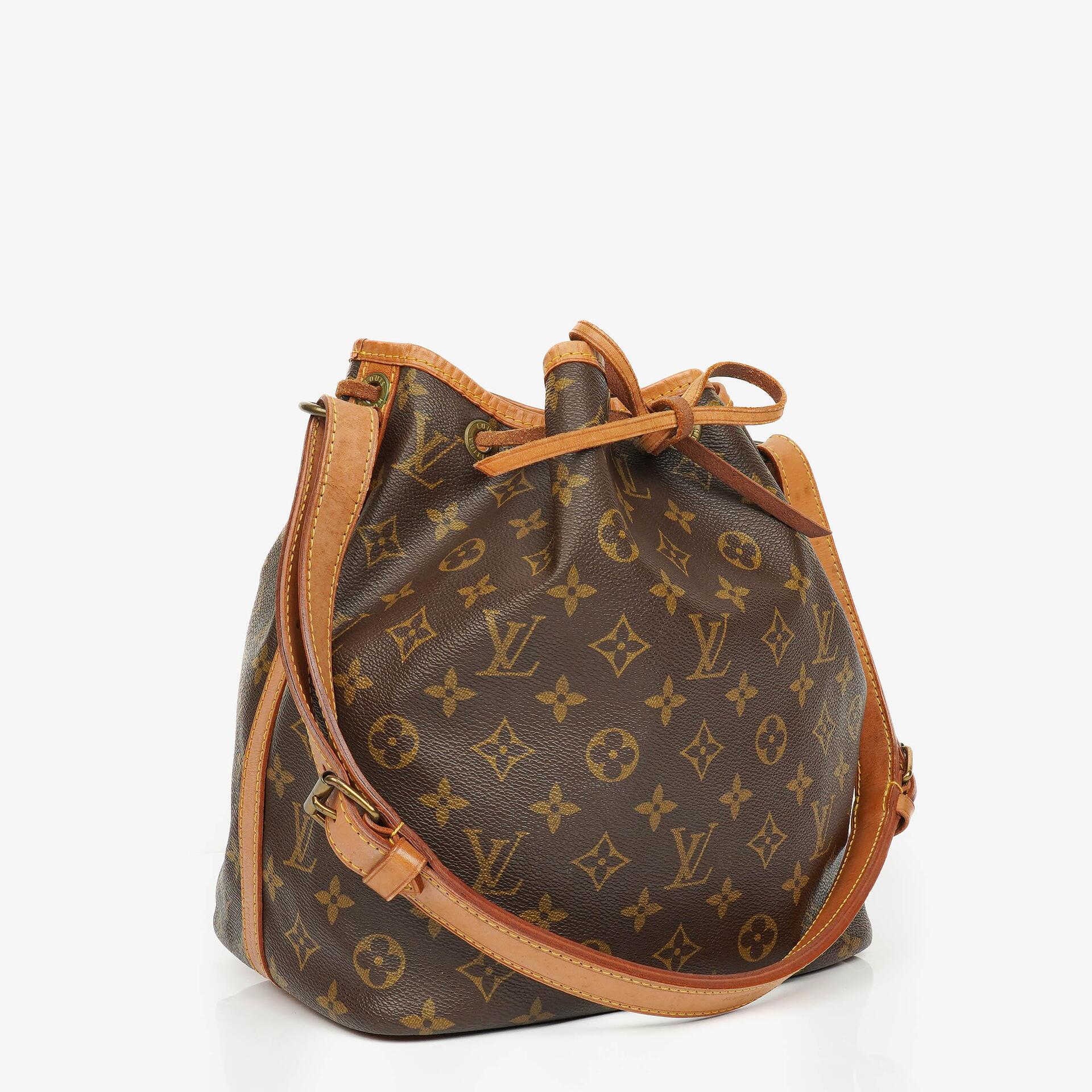 Louis Vuitton Petit Noé Schultertasche aus Monogram Canvas