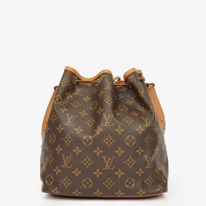 Louis Vuitton Petit Noé Schultertasche aus Monogram Canvas