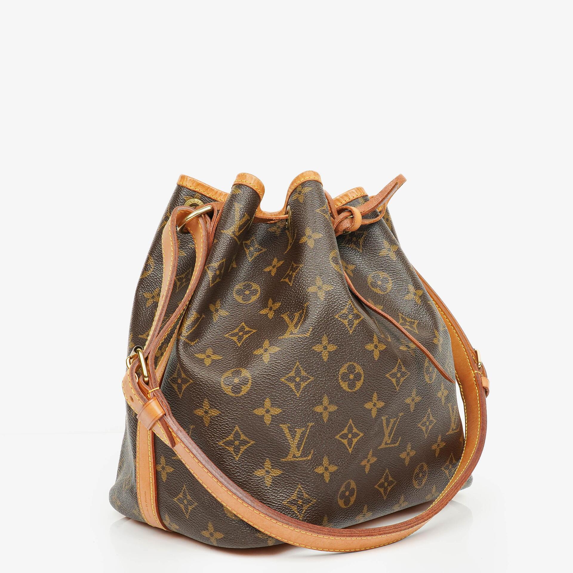 Louis Vuitton Petit Noe Monogramm Canvas Schultertasche