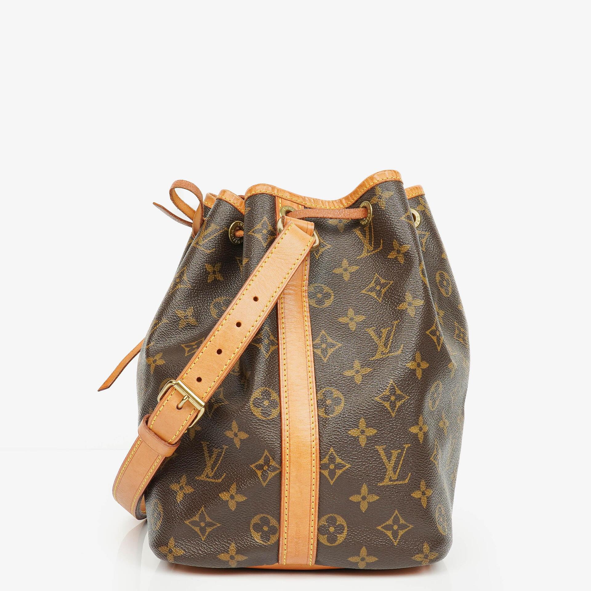 Louis Vuitton Petit Noe Monogramm Canvas Schultertasche