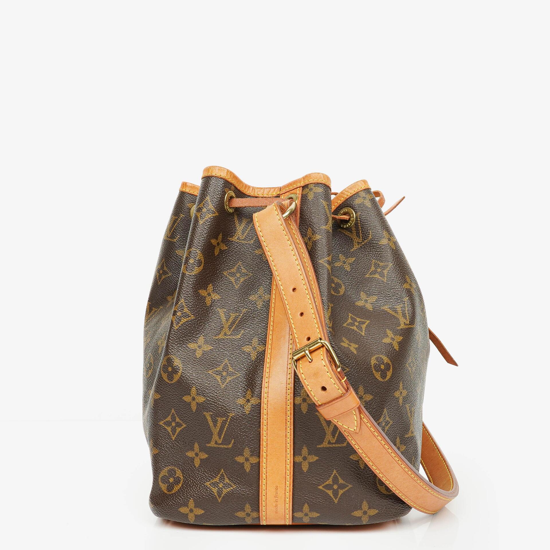 Louis Vuitton Petit Noe Monogramm Canvas Schultertasche
