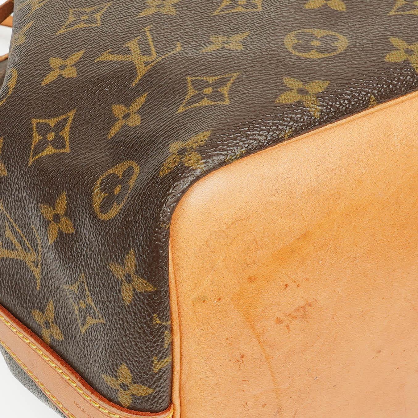 Louis Vuitton Petit Noe Monogramm Canvas Schultertasche