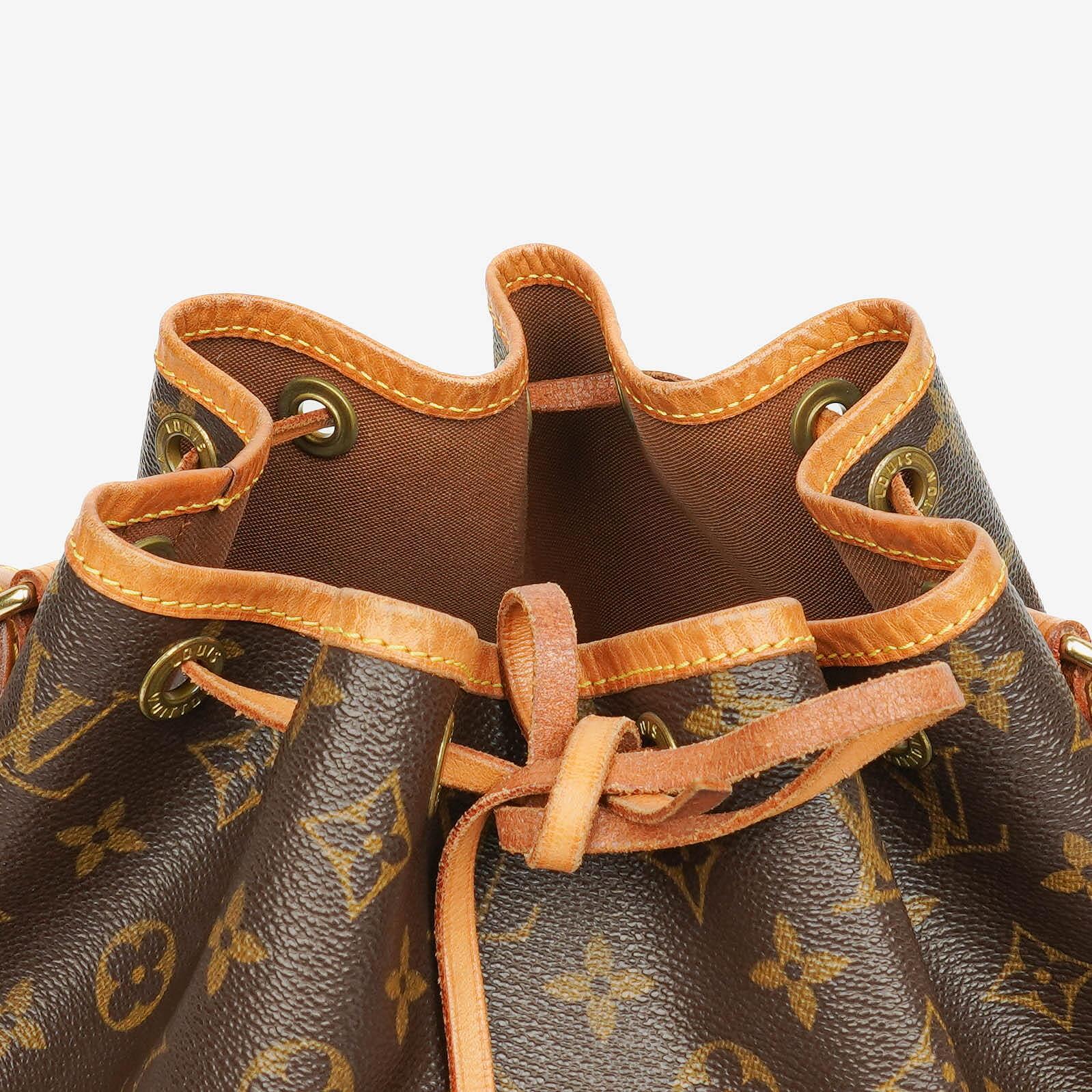 Louis Vuitton Petit Noe Monogramm Canvas Schultertasche