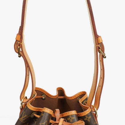 Louis Vuitton Petit Noe Monogramm Canvas Schultertasche
