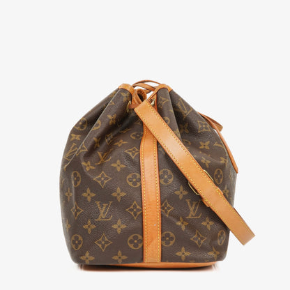 Louis Vuitton Petit Noé Schultertasche aus Monogram Canvas