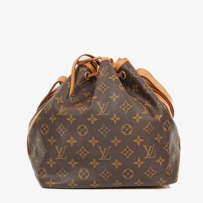 Louis Vuitton Petit Noé Schultertasche aus Monogram Canvas