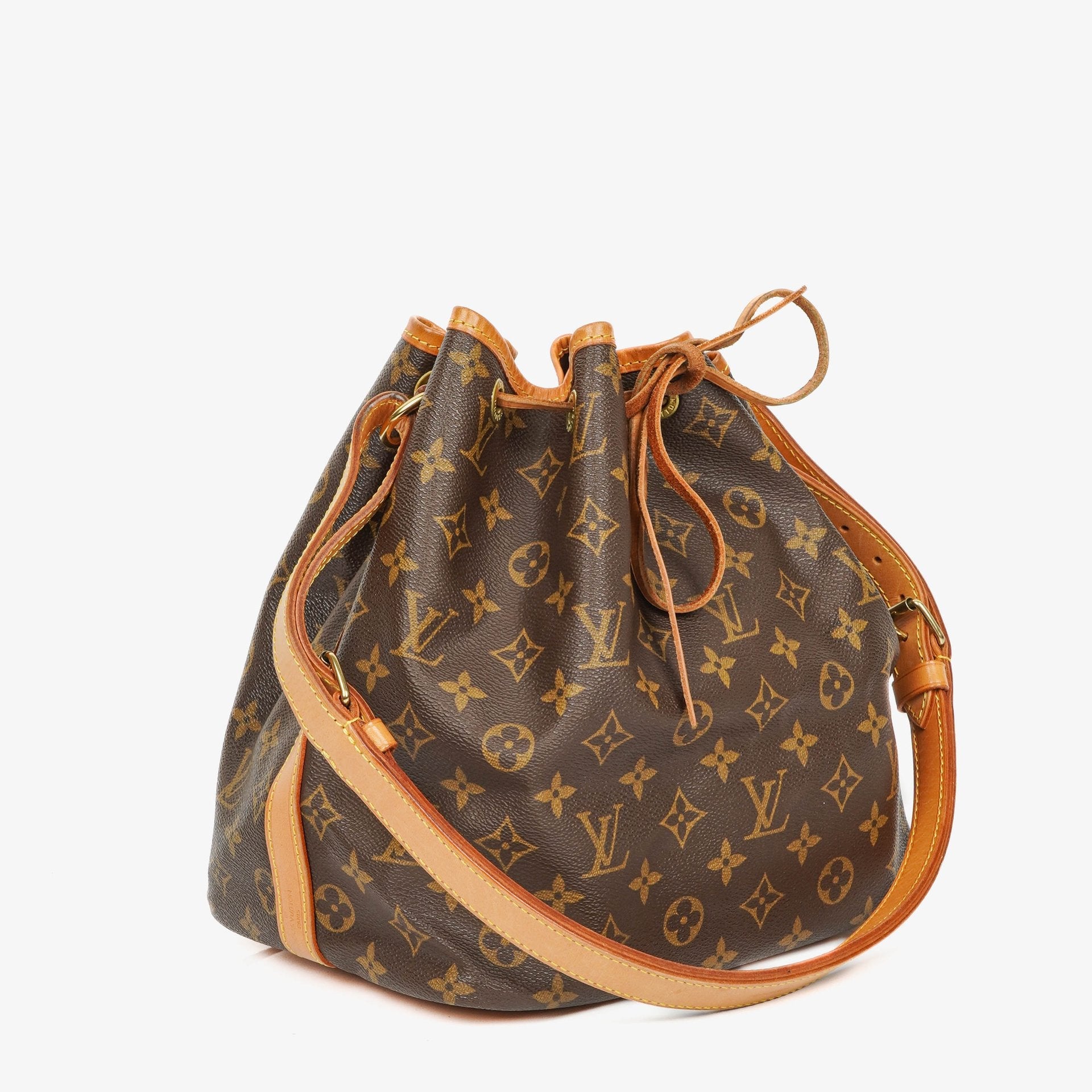 Louis Vuitton Petit Noe Schultertasche aus Monogram Canvas
