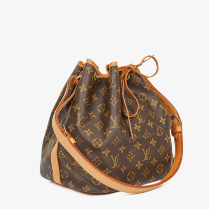 Louis Vuitton Petit Noe Schultertasche aus Monogram Canvas