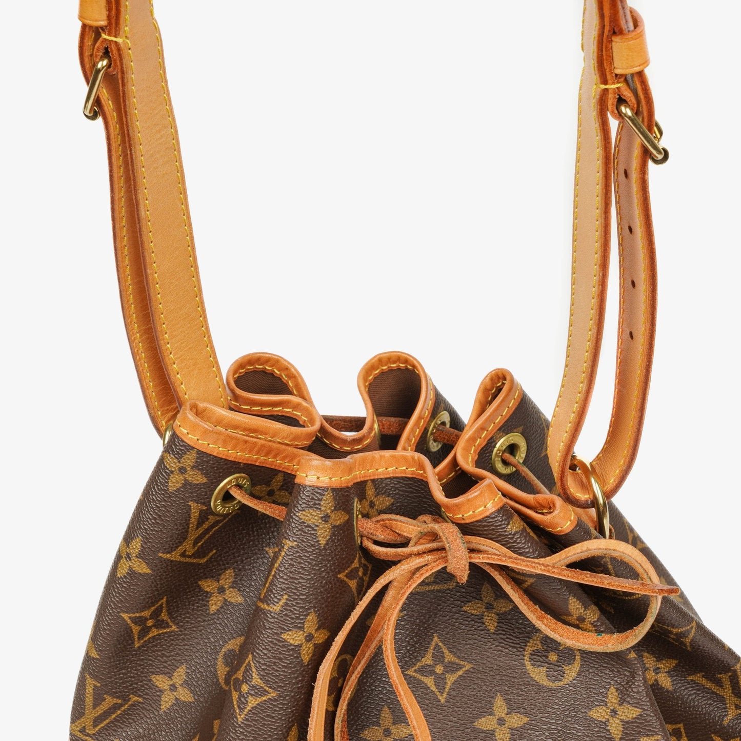 Louis Vuitton Petit Noe Schultertasche aus Monogram Canvas