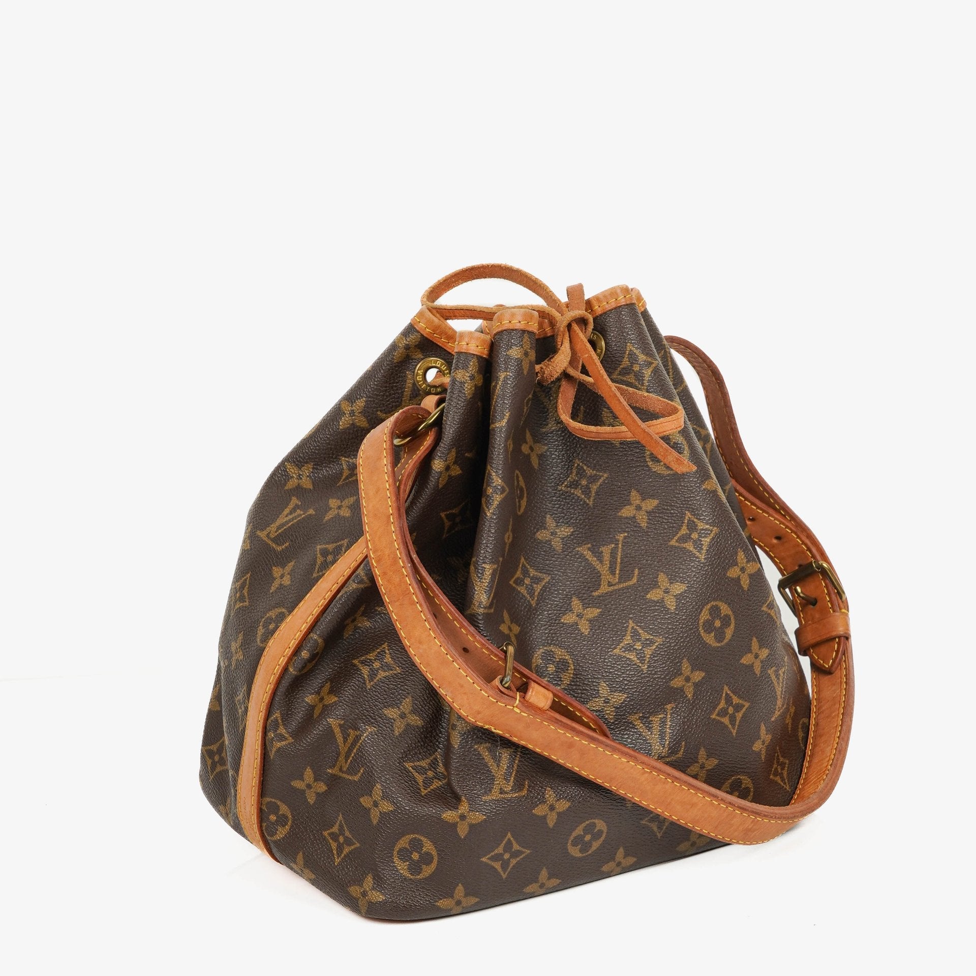 Louis Vuitton Petit Noe Schultertasche aus Monogram Canvas