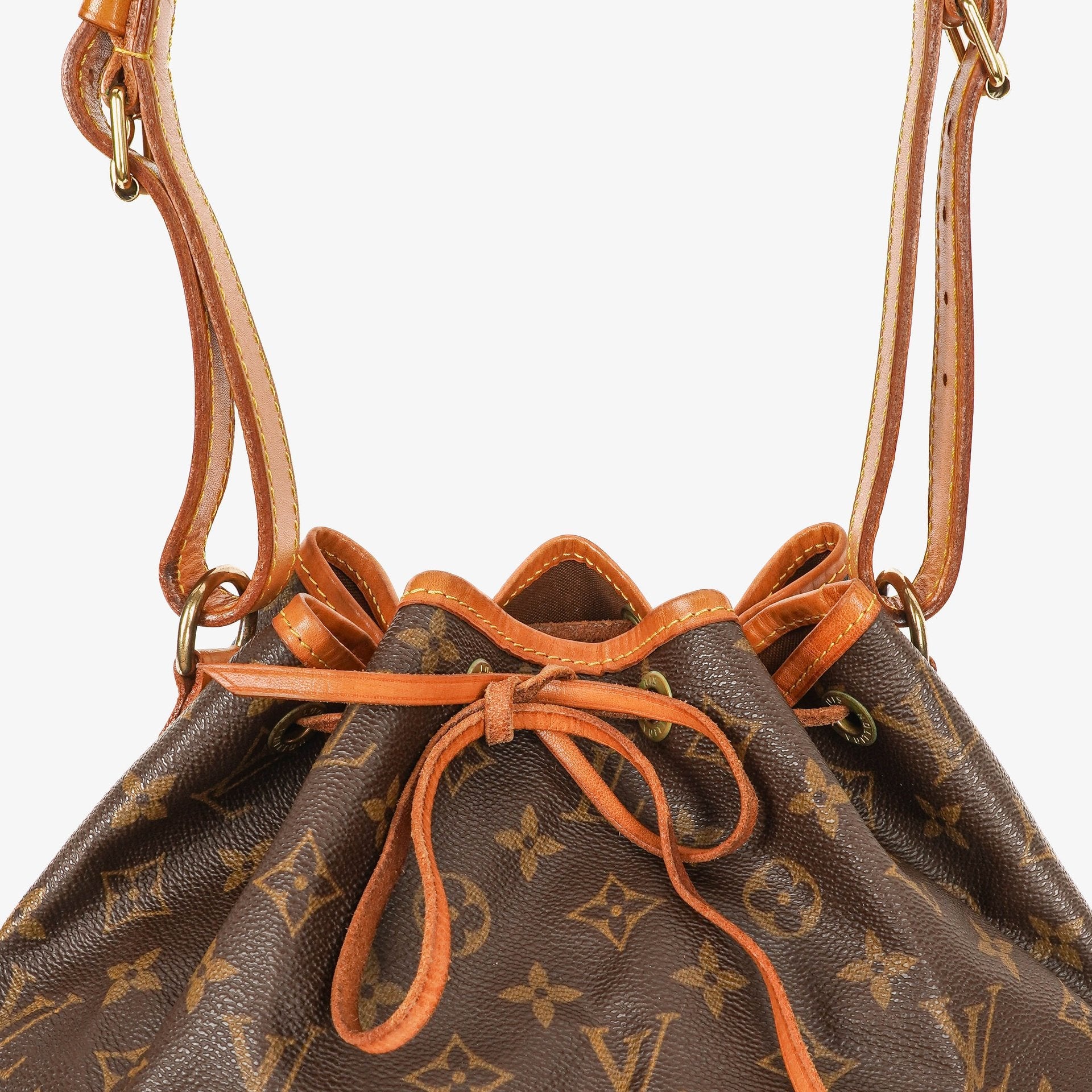 Louis Vuitton Petit Noe Schultertasche aus Monogram Canvas