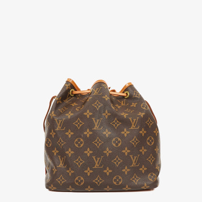 Louis Vuitton Petit Noé Schultertasche aus Monogram Canvas
