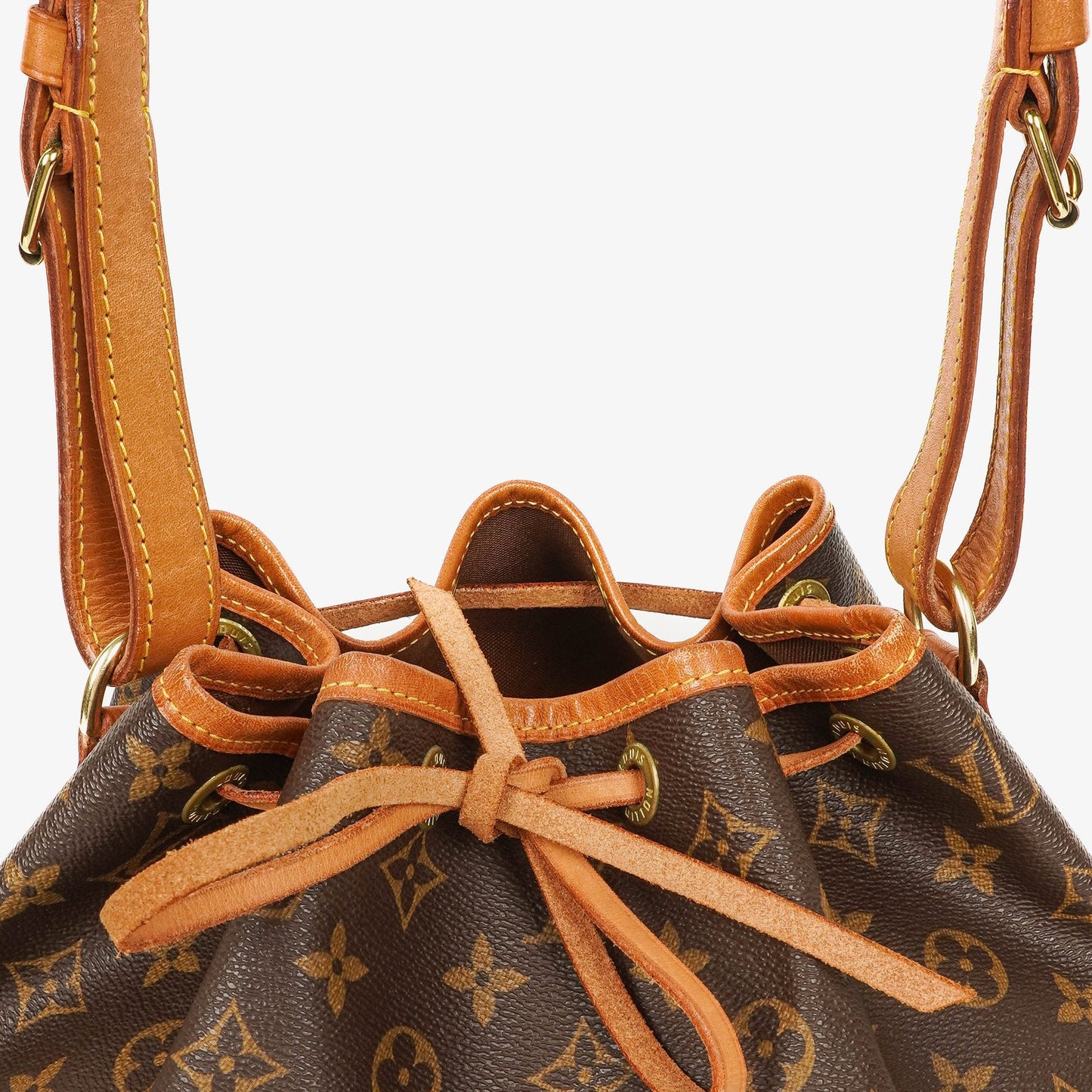Louis Vuitton Petit Noé Schultertasche aus Monogram Canvas