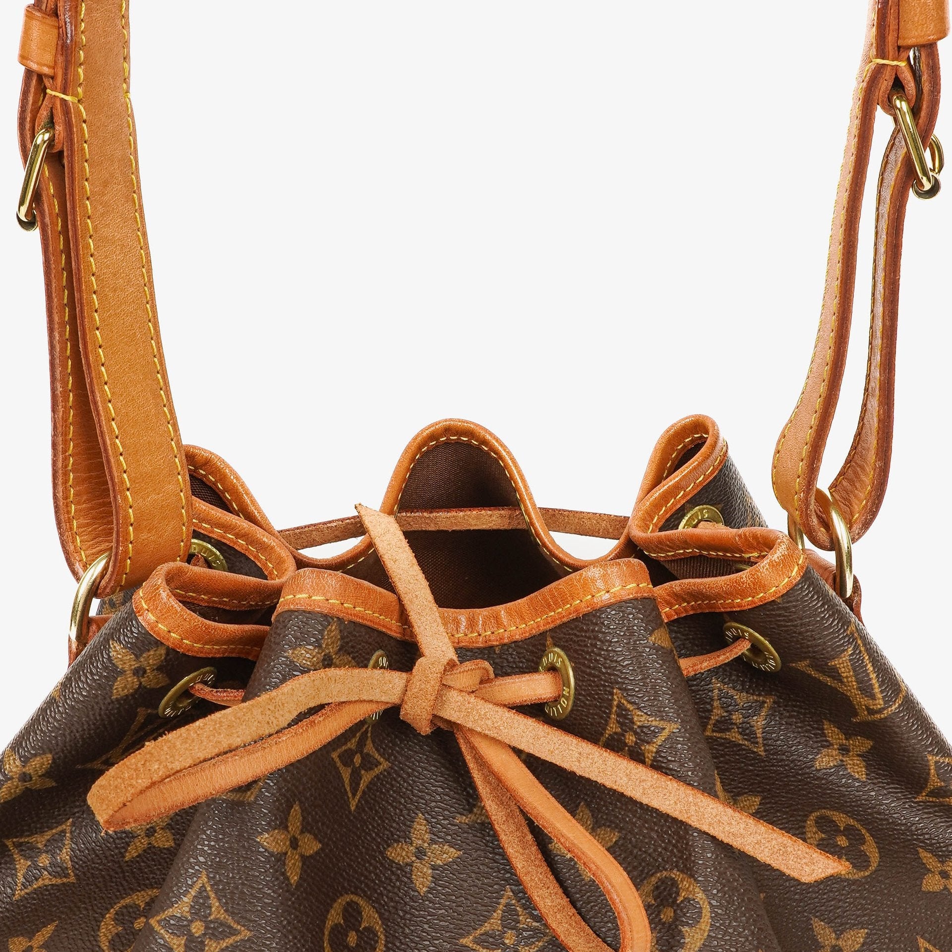Louis Vuitton Petit Noé Schultertasche aus Monogram Canvas