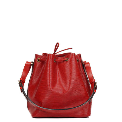 Louis Vuitton Petit Noé aus rotem Epi Leder