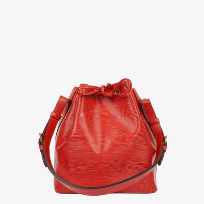 Louis Vuitton Petit Noe Schultertasche aus rotem Epi Leder