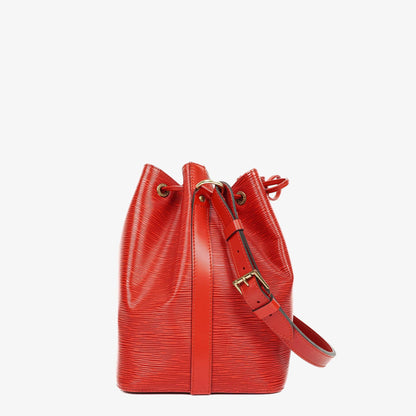 Louis Vuitton Petit Noe Schultertasche aus rotem Epi Leder