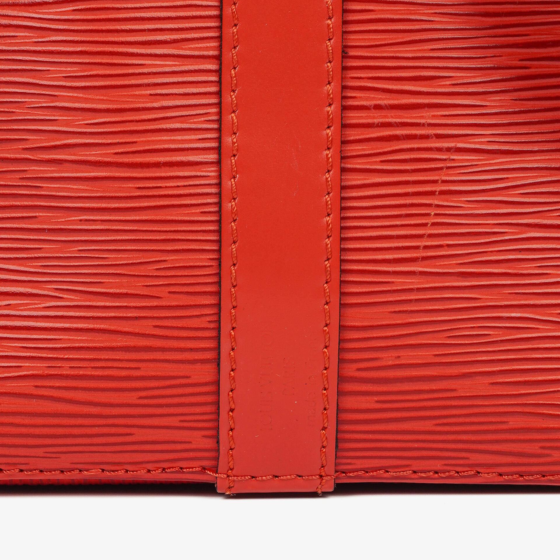 Louis Vuitton Petit Noe Schultertasche aus rotem Epi Leder