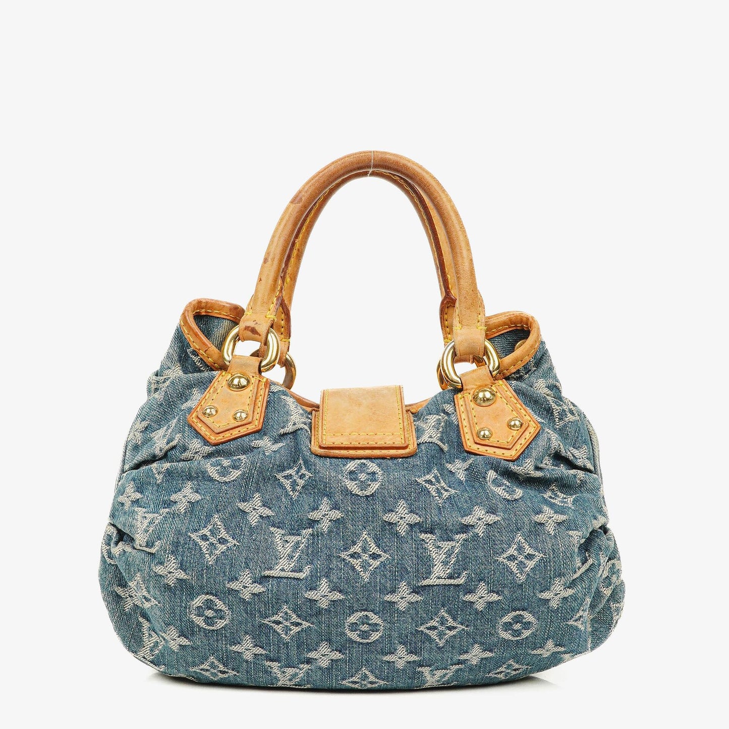 Louis Vuitton Pleaty Tasche aus Monogram Denim