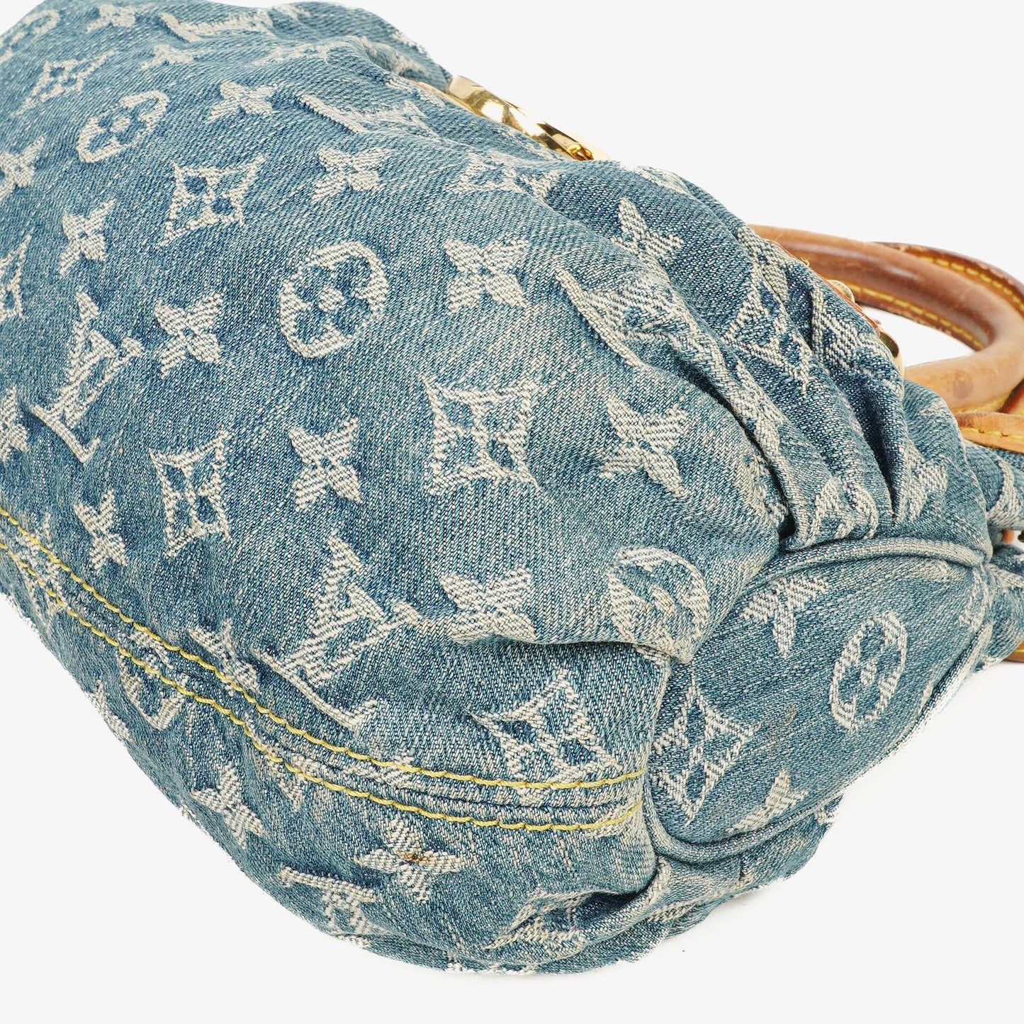Louis Vuitton Pleaty Tasche aus Monogram Denim