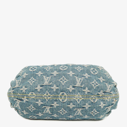 Louis Vuitton Pleaty Tasche aus Monogram Denim