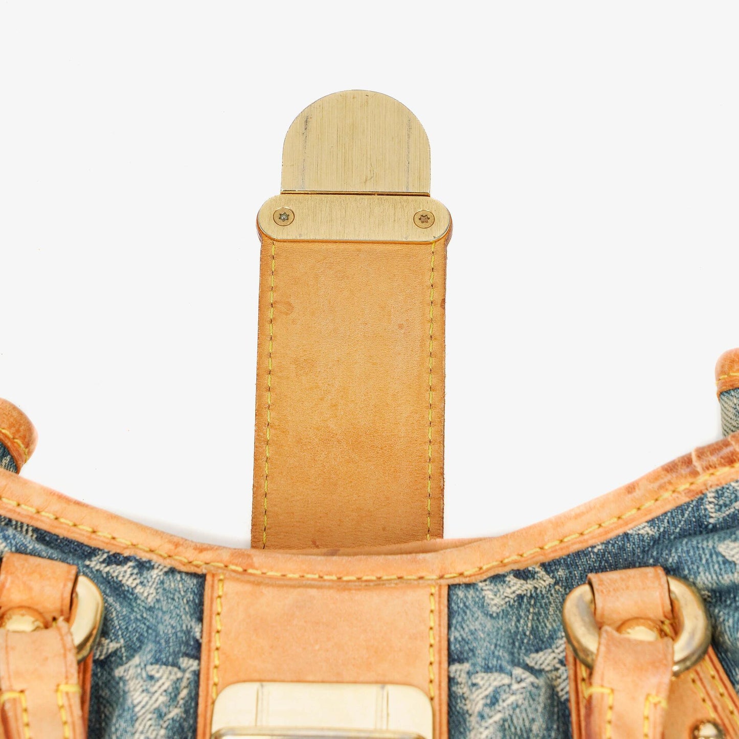 Louis Vuitton Pleaty Tasche aus Monogram Denim