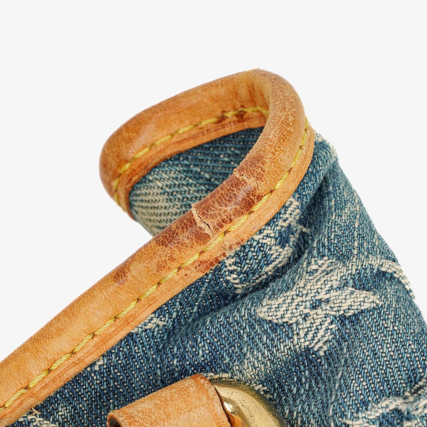 Louis Vuitton Pleaty Tasche aus Monogram Denim