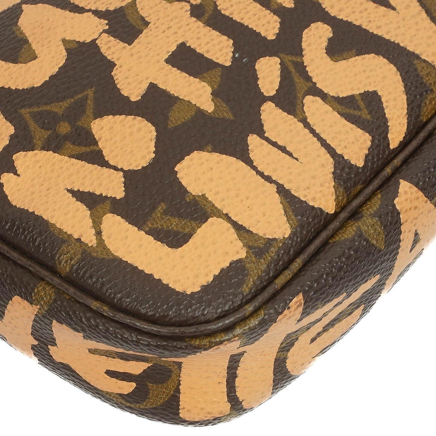 Louis Vuitton Pochette Accessoire in Monogram Graffiti Canvas Clutch Handtasche aus der Stephen Sprouse Kollektion