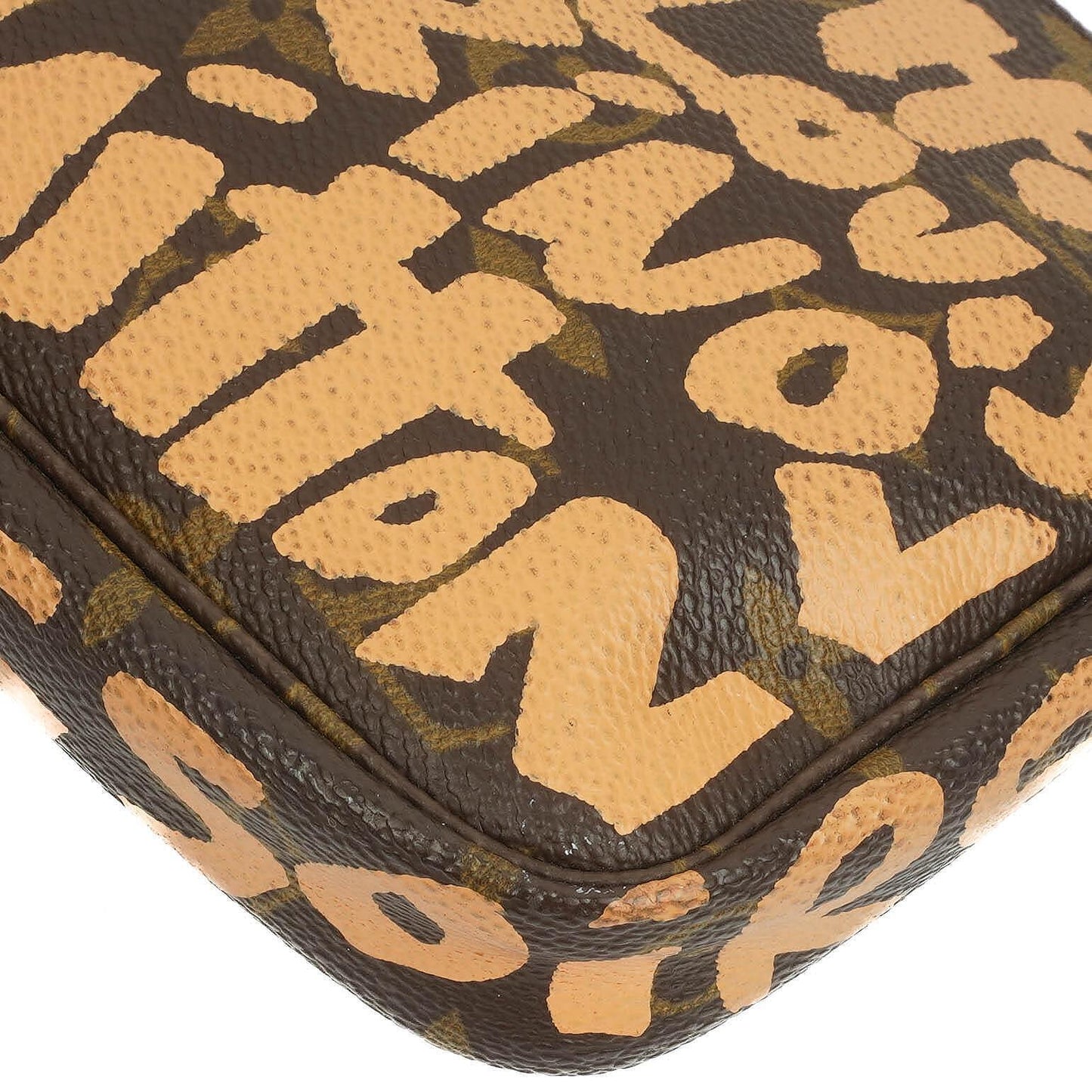 Louis Vuitton Pochette Accessoire in Monogram Graffiti Canvas Clutch Handtasche aus der Stephen Sprouse Kollektion