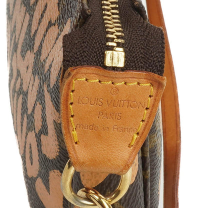 Louis Vuitton Pochette Accessoire in Monogram Graffiti Canvas Clutch Handtasche aus der Stephen Sprouse Kollektion