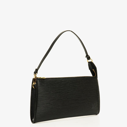 Louis Vuitton Pochette Accessoires Tasche aus schwarzem Epi Leder