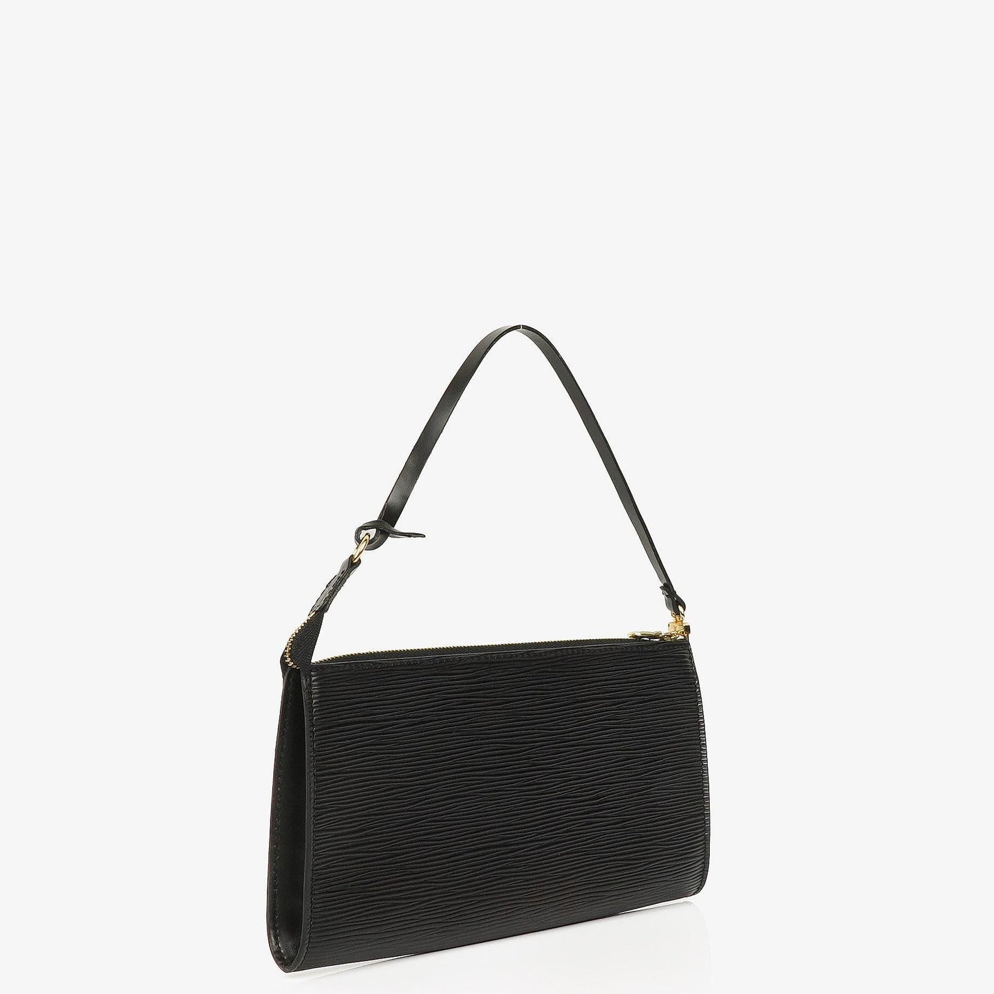 Louis Vuitton Pochette Accessoires Clutch aus schwarzem Epi Leder