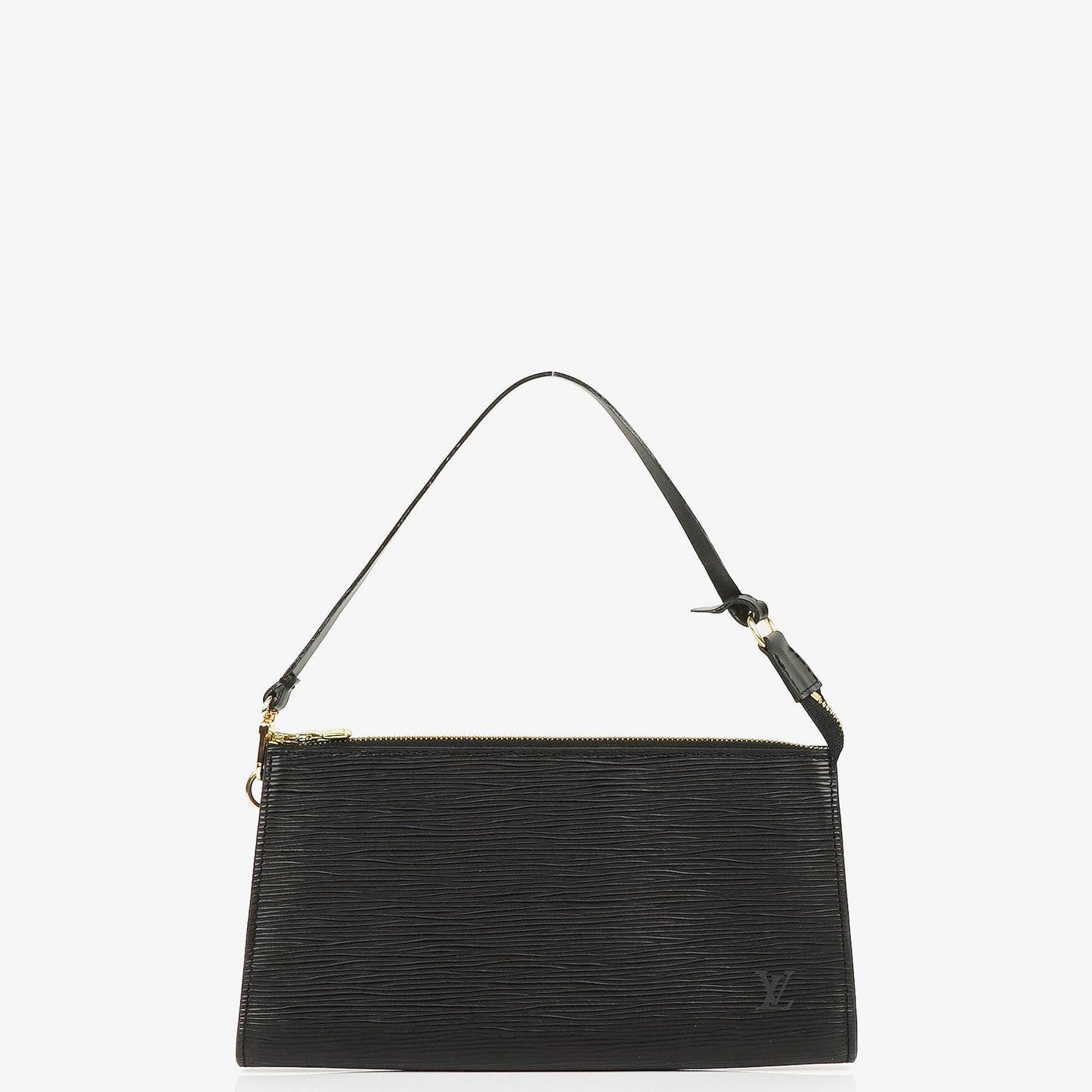 Louis Vuitton Pochette Accessoires Clutch aus schwarzem Epi Leder