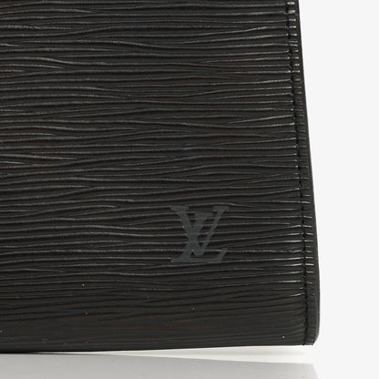 Louis Vuitton Pochette Accessoires Clutch aus schwarzem Epi Leder
