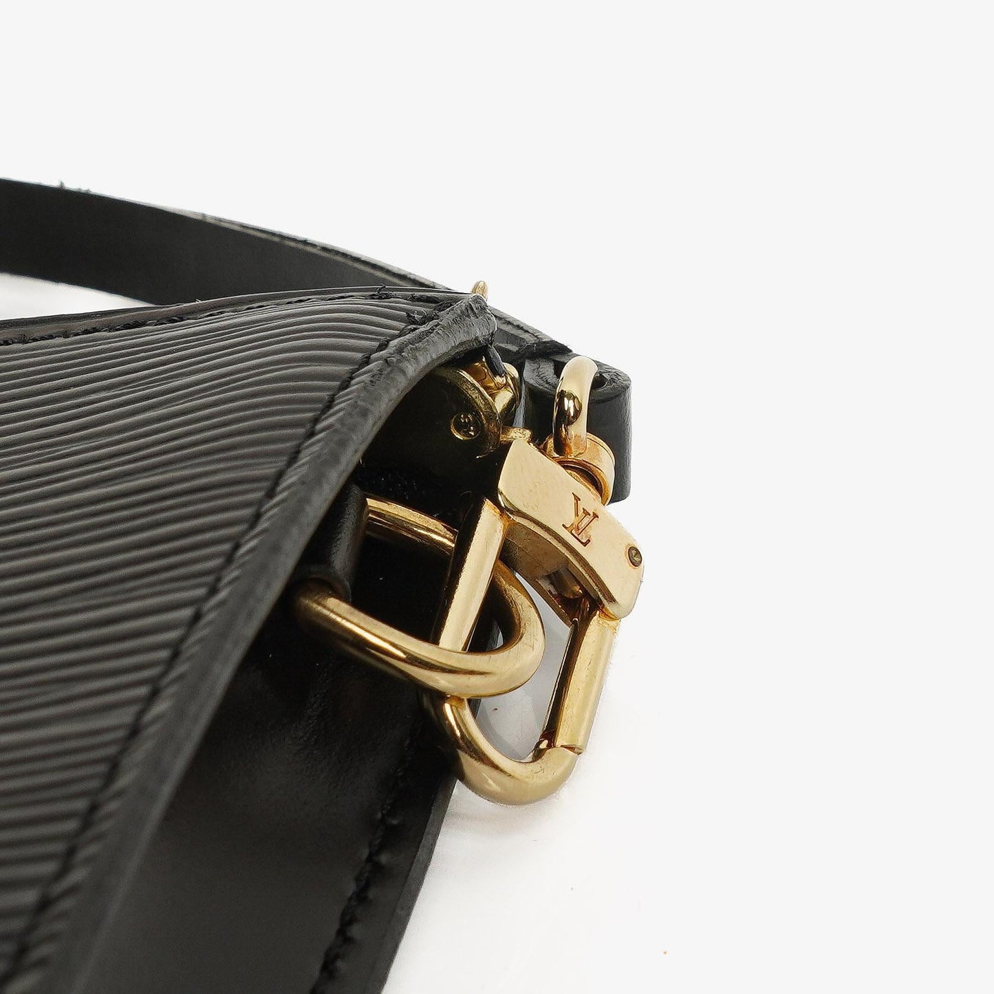 Louis Vuitton Pochette Accessoires Clutch aus schwarzem Epi Leder