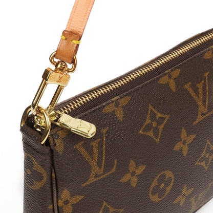 Louis Vuitton Pochette Accessoires Monogram Canvas Clutch Bag