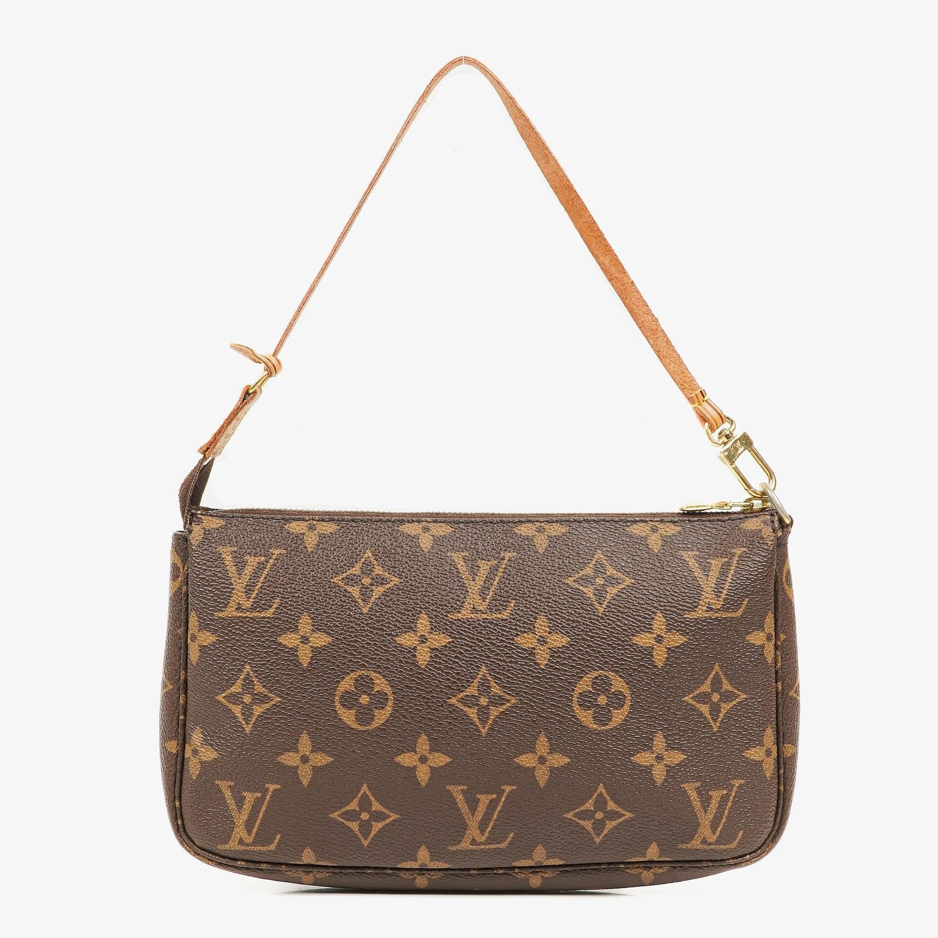 Louis Vuitton Pochette Accessoires Clutch aus Monogram Canvas