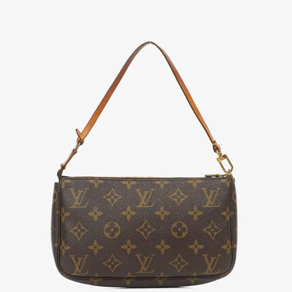 Louis Vuitton Pochette Accessoires Monogram Canvas Clutch Handtasche